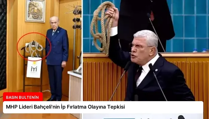 MHP Lideri Bahçeli’nin İp Fırlatma Olayına Tepkisi