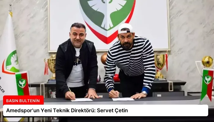 Amedspor’un Yeni Teknik Direktörü: Servet Çetin