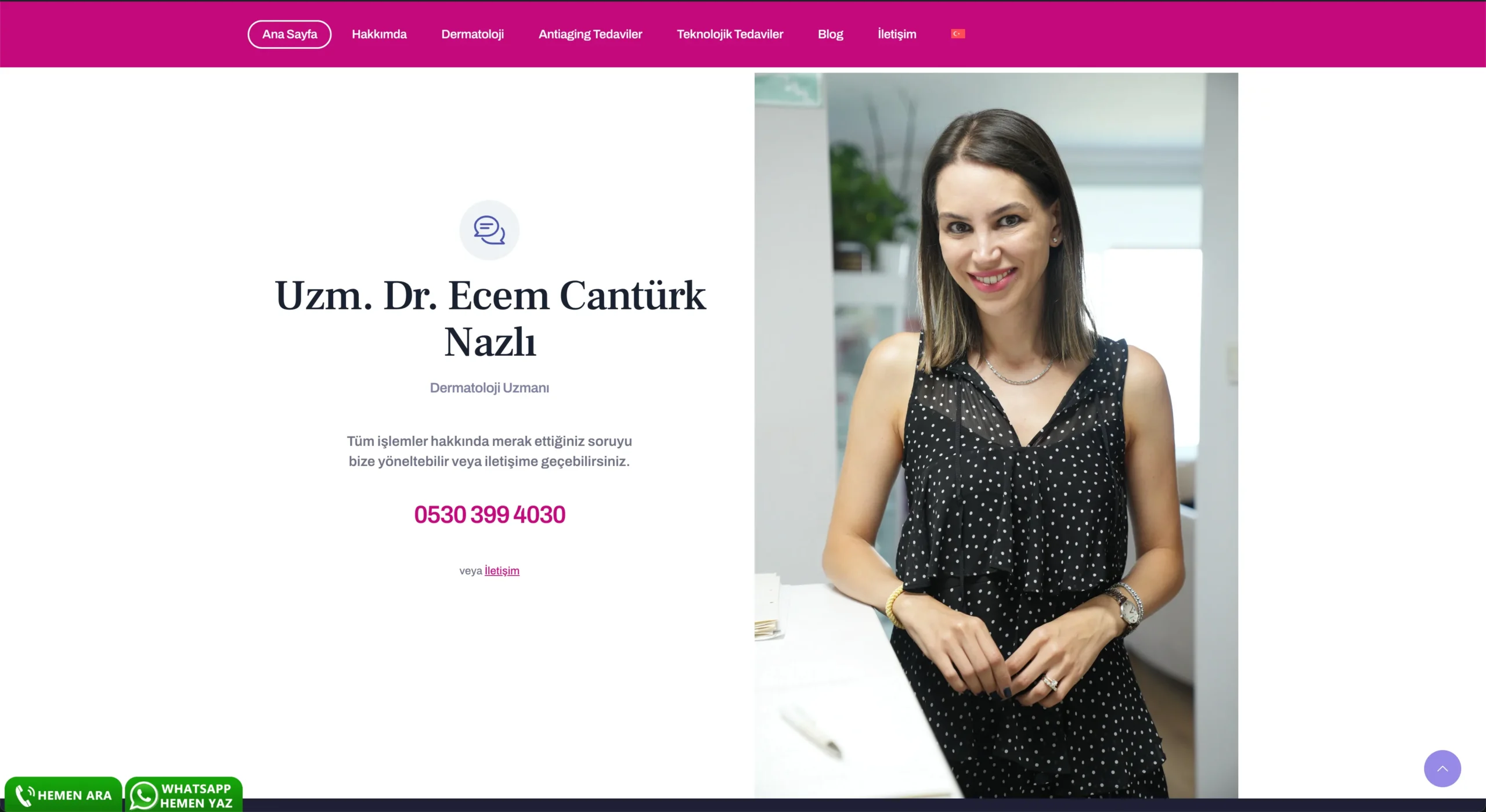 İzmir’de Estetik ve Dermatolojinin Öncü İsmi: Uzm. Dr. Ecem Cantürk Nazlı