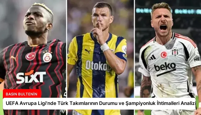 UEFA Avrupa Ligi’nde Türk Takımlarının Durumu ve Şampiyonluk İhtimalleri Analizi