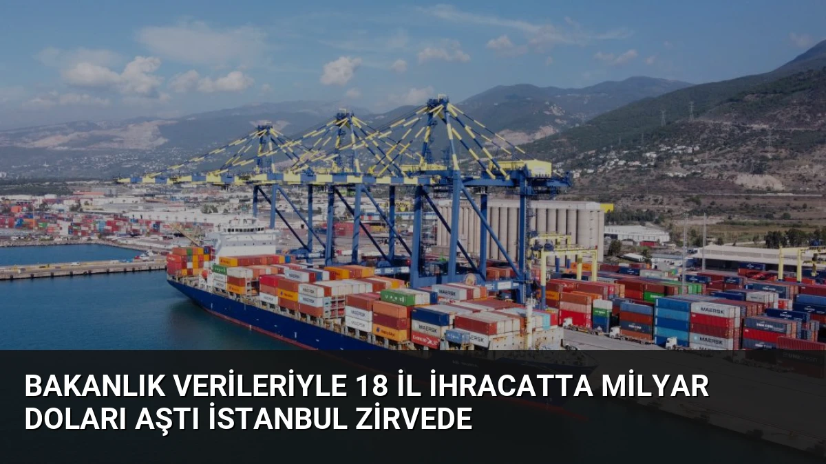 Bakanlık Verileriyle 18 İl İhracatta Milyar Doları Aştı İstanbul Zirvede