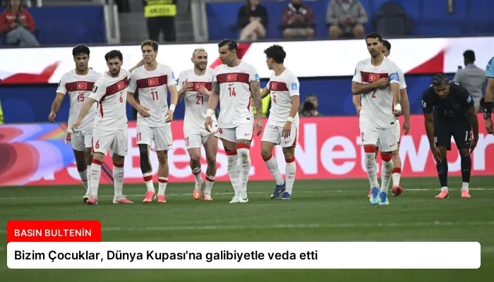 Bizim Çocuklar, Dünya Kupası’na galibiyetle veda etti
