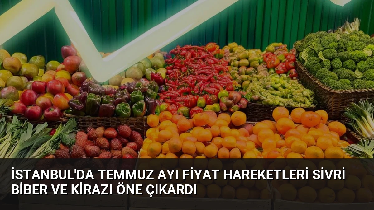İstanbul’da Temmuz Ayı Fiyat Hareketleri Sivri Biber ve Kirazı Öne Çıkardı