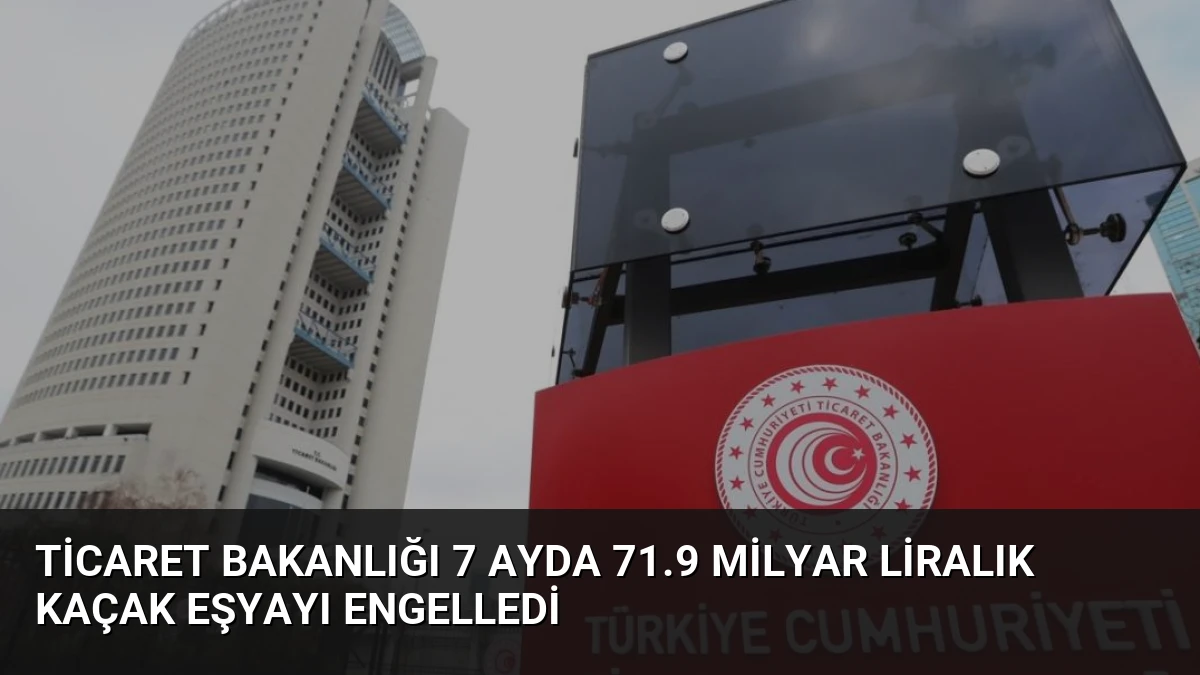 Ticaret Bakanlığı 7 Ayda 71.9 Milyar Liralık Kaçak Eşyayı Engelledi