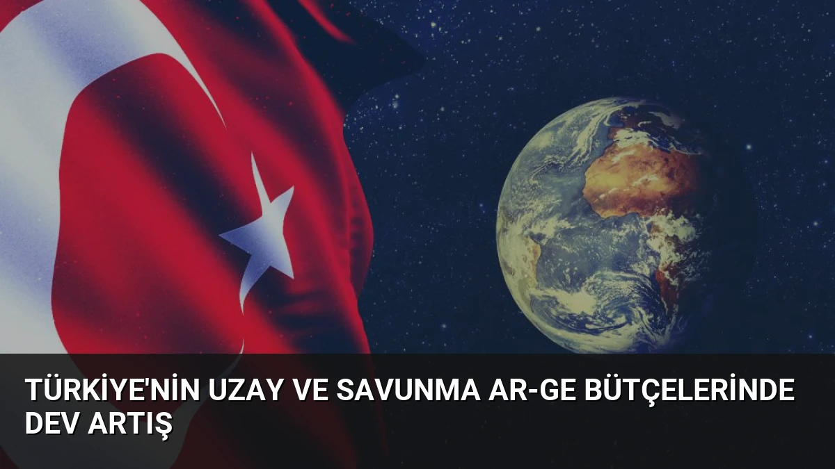 Türkiye’nin Uzay ve Savunma AR-GE Bütçelerinde Dev Artış
