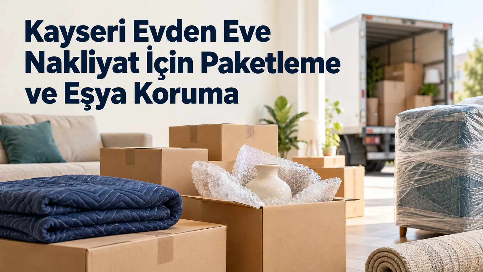 Kayseri Evden Eve Nakliyat İçin Paketleme ve Eşya Koruma