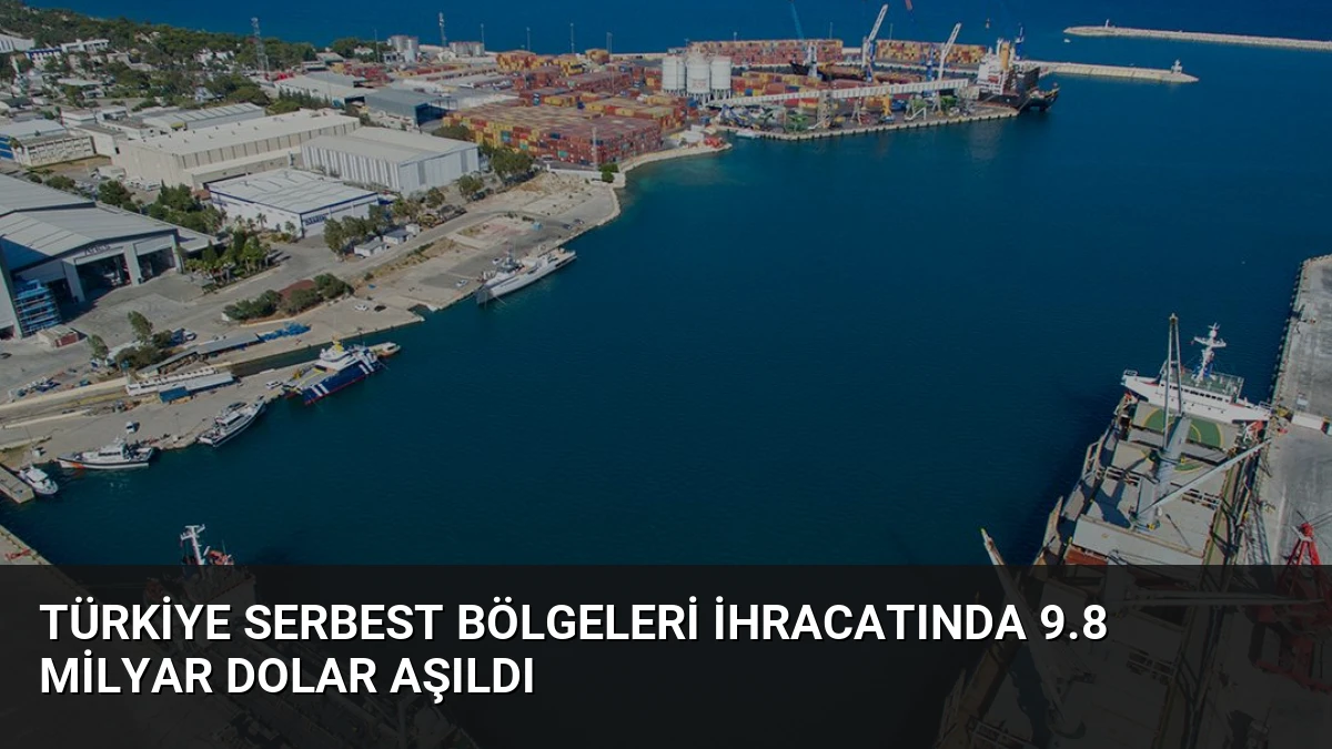 Türkiye Serbest Bölgeleri İhracatında 9.8 Milyar Dolar Aşıldı